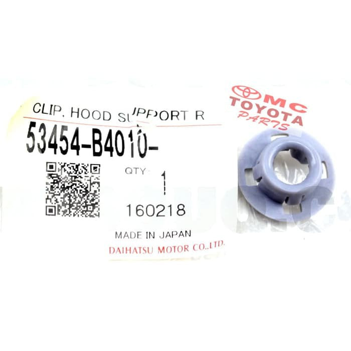 Grommet Kancing Dudukan Tiang kap Mesin Rush Terios 53454-B4010