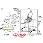 Cover Tutup Samping Jok Depan Kanan Agya Ayla 71811-BZ170-B0