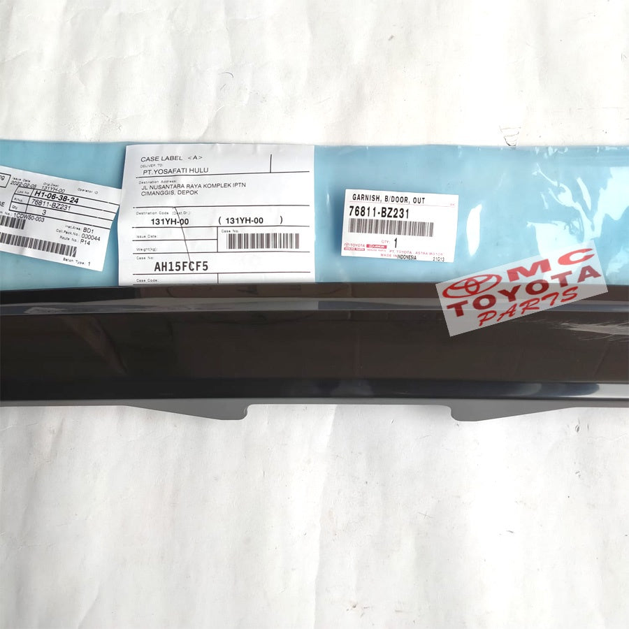 List Pintu Bagasi / Trunk Lid / Garnish Back Door Avanza Xenia All New 76811-BZ231