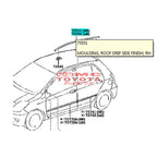Moulding Roof Karet Atap Yaris 2006-2012 75551-0D080