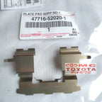 Plat Pad Disc Brake Depan Toyota Vios Old 47716-52020-1