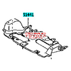 Tutup Cover Deck Dek Bawah Mesin Engine Grand Avanza Xenia Rush Terios 51441-BZ240