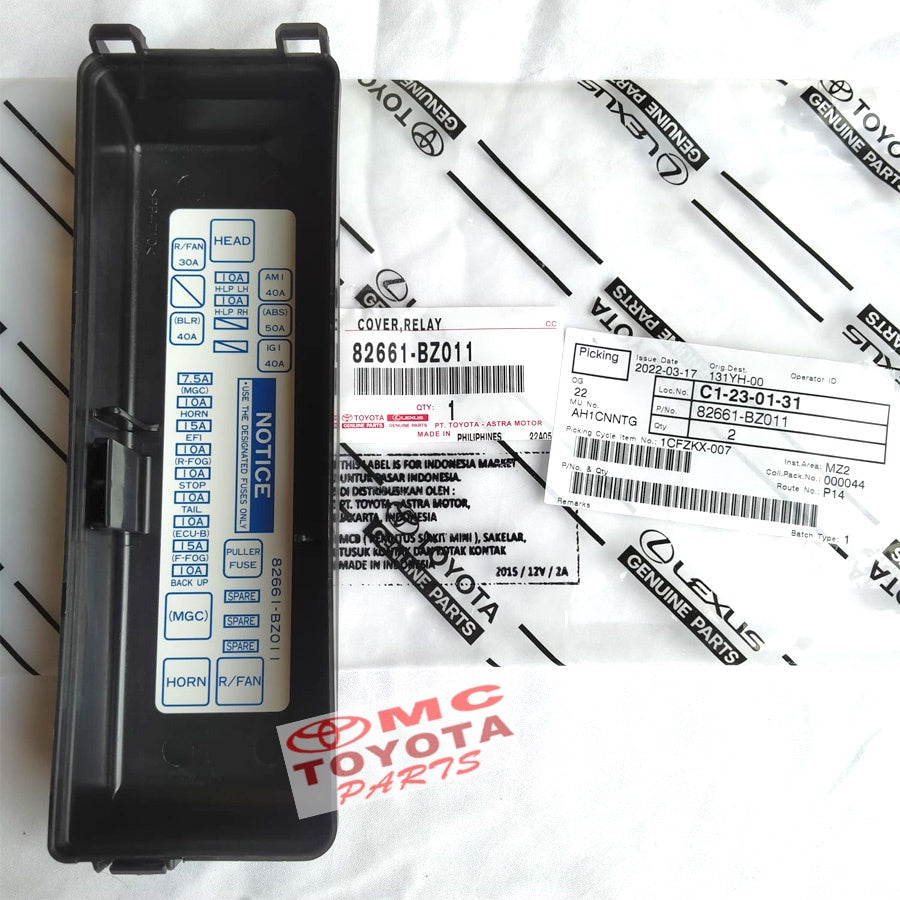 Cover Tutup Atas Rumah Box Relay / Sekring Avanza Xenia Old 82661-BZ011