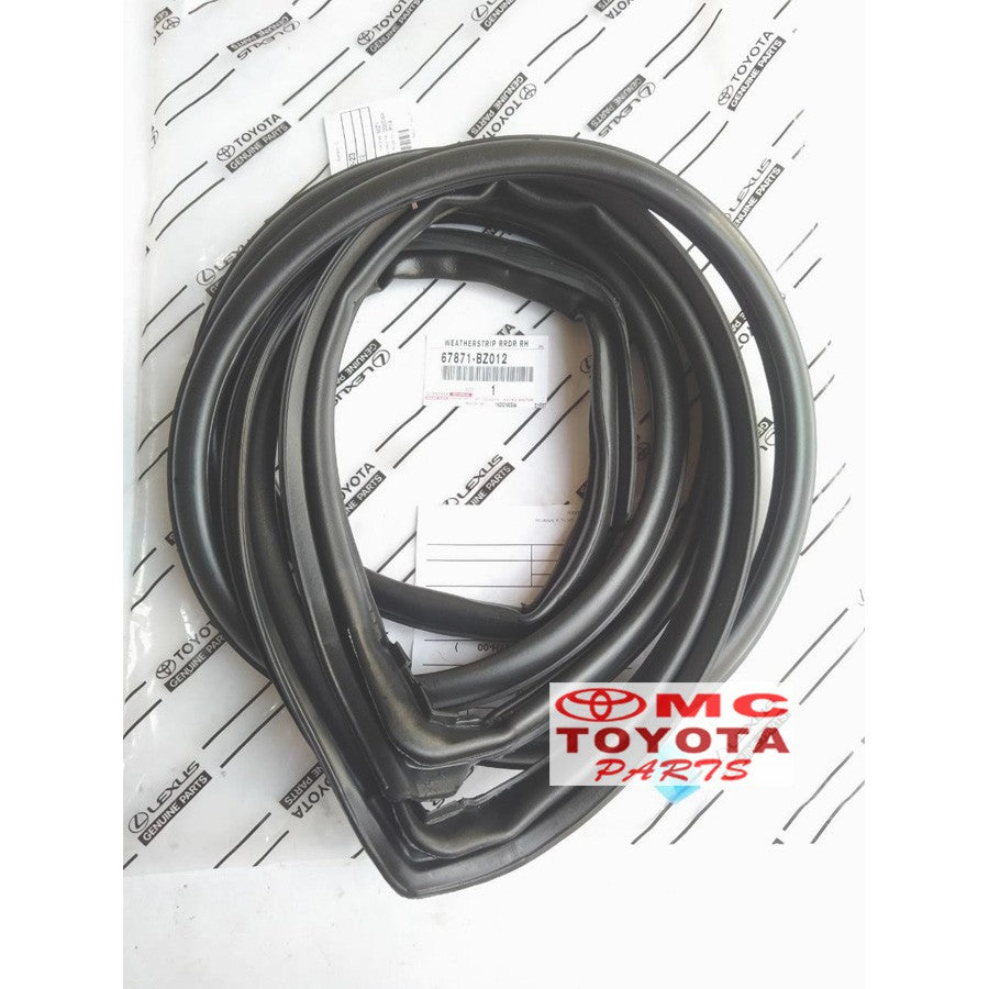 Karet Pintu Belakang / Tengah (Kanan, Kiri) Avanza Xenia lama 67871-BZ012 67872-BZ012