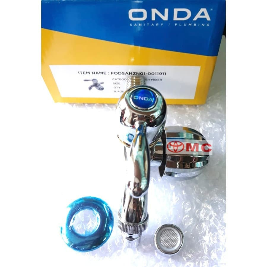 Kran Air Keran Double/Cabang Shower Tembok ONDA 1/2 Inch K-406-CTG-1P2