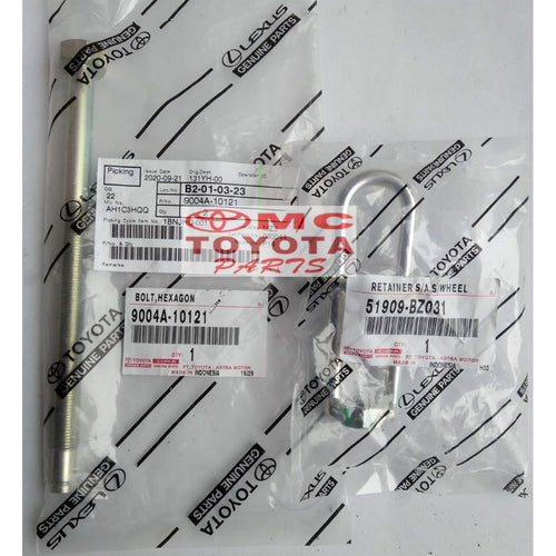 Baut Gantungan Ban Serep Orisinil Toyota Avanza Xenia Calya Sigra 51909-BZ031_9004A-10121