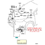 Pengunci Kap Mesin / Lock Assy Hood Yaris New 53510-0D530