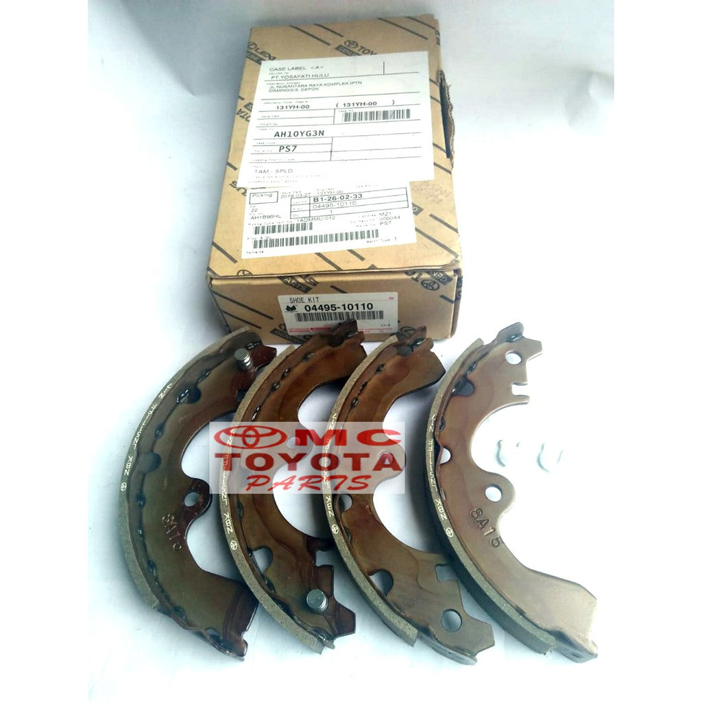 Brake Shoe Kampas Rem Belakang Starlet Soluna Great Corolla Twincam 04495-10110