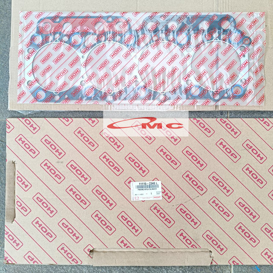 Gasket Cylinder Head Original Hino Dutro Dyna E1 W04D 125HT 125LT 125ST Asli HOP 11115-2340L Packing Head Paking Deksel Paking Silinder Head