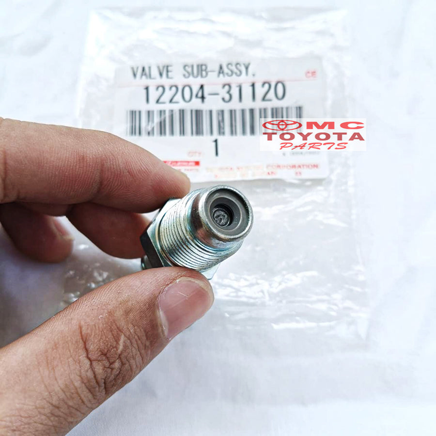 Valve Tutup Klep Valve PCV Ventilasi Alphard Vellfire 2GRFE Camry Previa Rav4 Original Toyota 12204-31120 Valve Angin Sensor Tutup Klep PVC Ventilation Ventilator