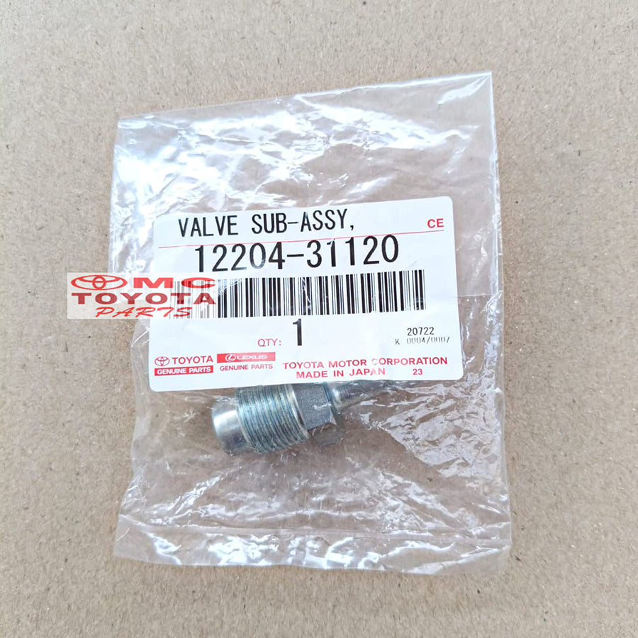 Valve Tutup Klep Valve PCV Ventilasi Alphard Vellfire 2GRFE Camry Previa Rav4 Original Toyota 12204-31120 Valve Angin Sensor Tutup Klep PVC Ventilation Ventilator