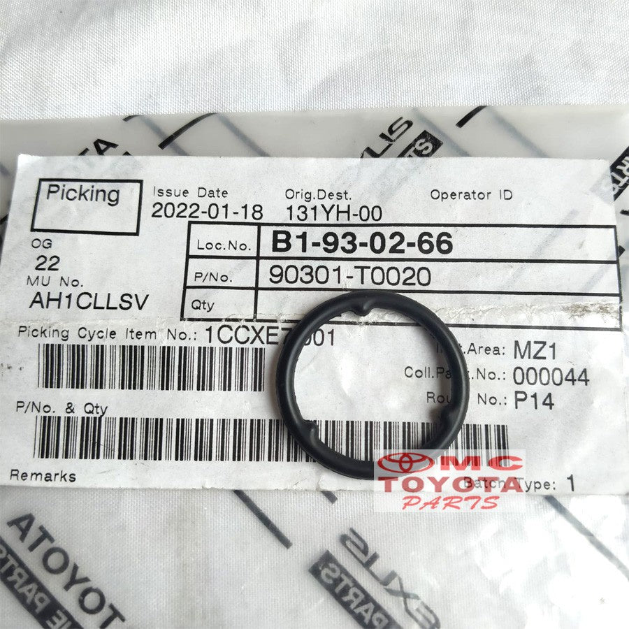 O Ring Timing Cover Oil Pump Innova Fortuner Hilux Hiace 90301-T0020