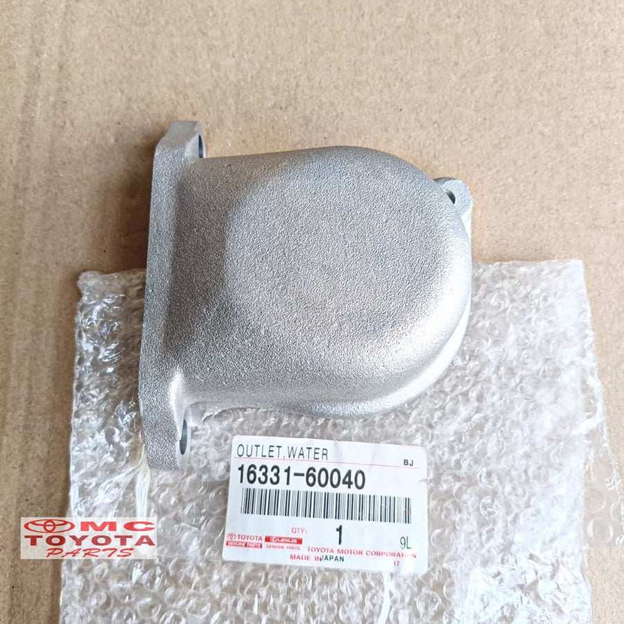 Housing Water Outlet Thermostat Landcruiser Hardtop FJ40 series Baut 2 Original Toyota 16331 60040 Housing Outlet Water Out Let Termostat Land Cruiser Hardtop F 2F FJ40