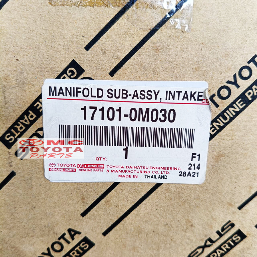 Manifold Intake Minyak Yaris New Vios Limo Gen 2-3 Original Toyota 17101-0M030 Intake Manifold Minyak Intek Manifol Manipul Manipol Minyak Intake