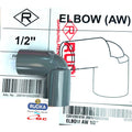 Sambungan Pipa Pralon Knee Keni Knie Elbow Aw 1/2 Inch RUCIKA