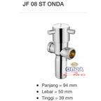 Stop Kran Keran Air Cabang T Shower WC 1/2 Inch ONDA JF-08-ST-1P2