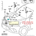 Tiang Penyangga Kap Mesin Fortuner VRZ Hilux New 53440-0K040
