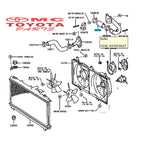 Selang Hose Water Inlet Corolla Soluna Corona 16262-16030
