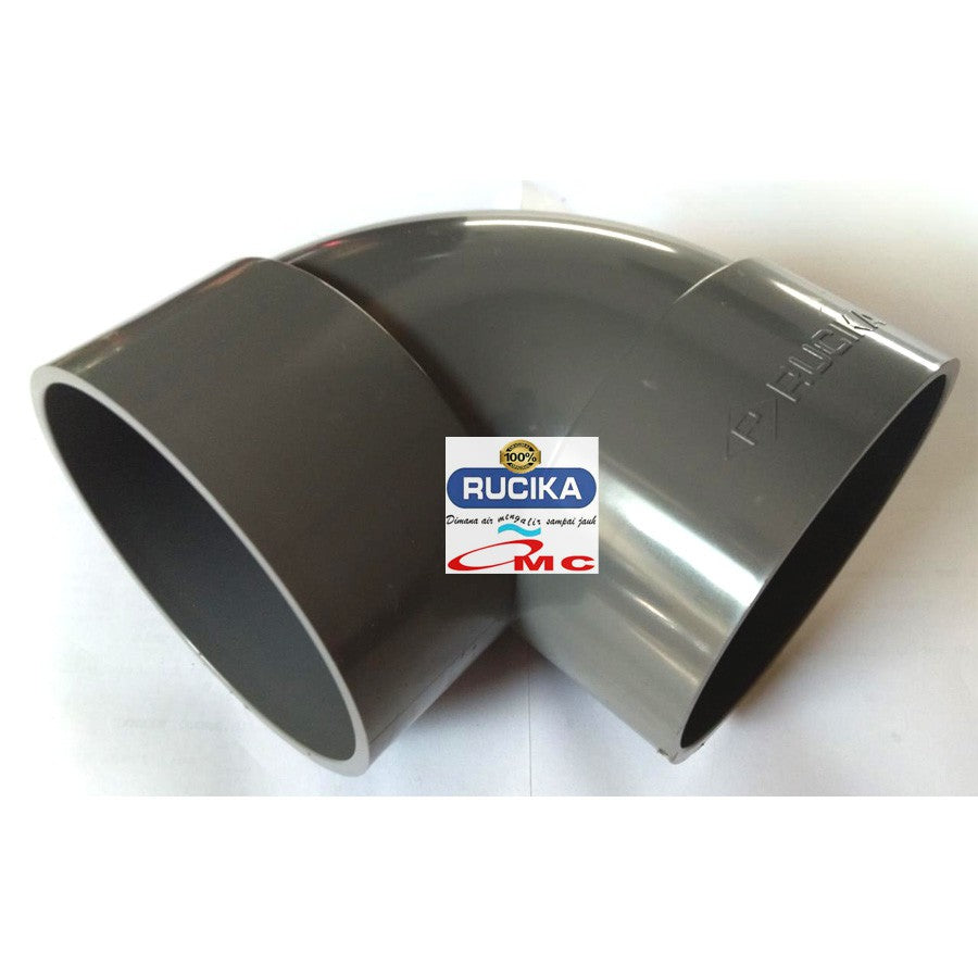 Sambungan Pipa Pralon Knee Keni Knie Elbow D Aw 4 Inch RUCIKA