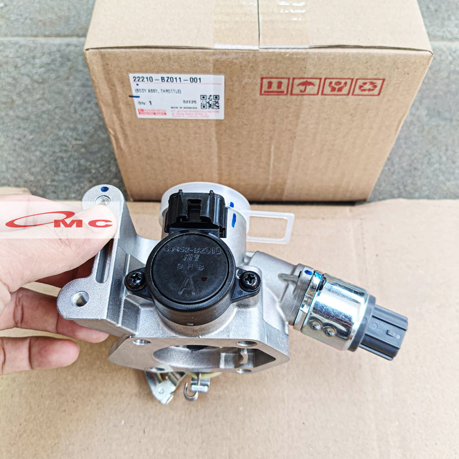 Throttle Body Xenia 1000cc Original 22210-BZ011-001 Throtle Trotle Trotel Trotol Bodi Daihatsu Xenia 1.0