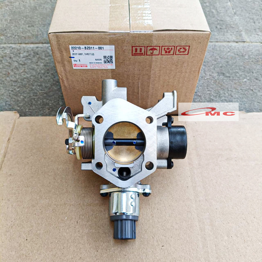 Throttle Body Xenia 1000cc Original 22210-BZ011-001 Throtle Trotle Trotel Trotol Bodi Daihatsu Xenia 1.0