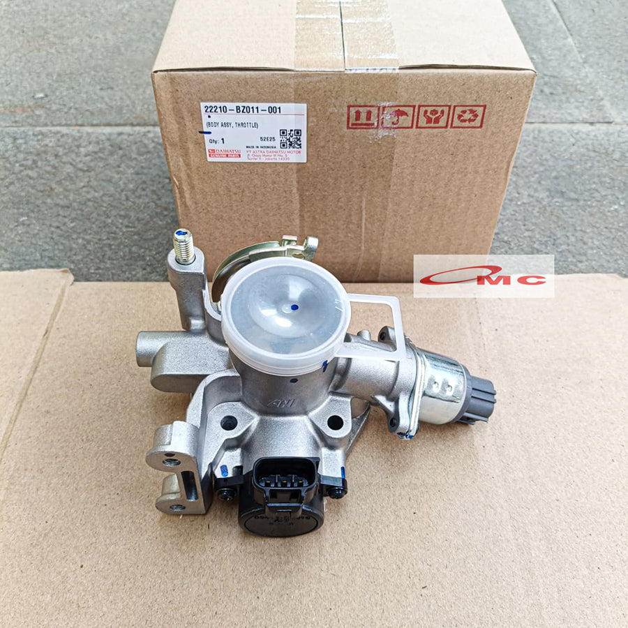 Throttle Body Xenia 1000cc Original 22210-BZ011-001 Throtle Trotle Trotel Trotol Bodi Daihatsu Xenia 1.0