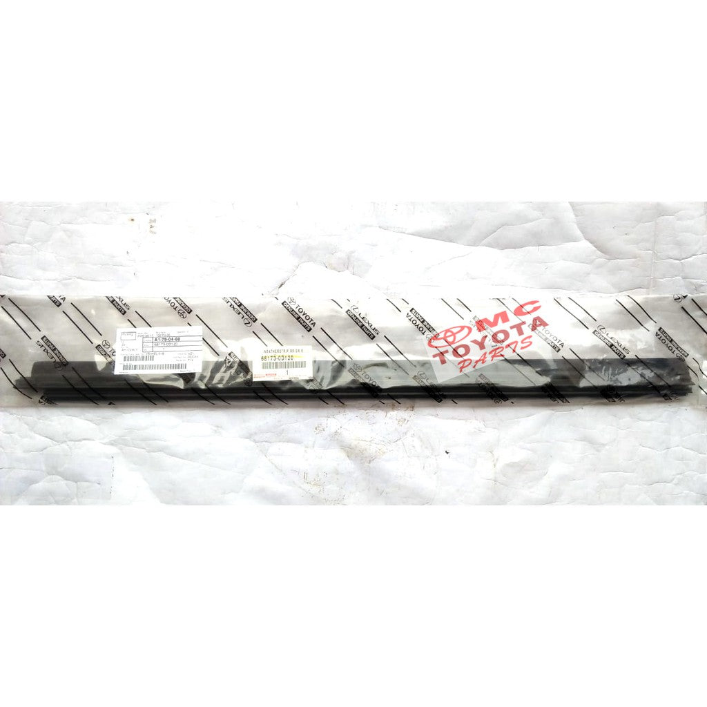 Pelipit Pintu  Karet Kaca Dalam Belakang Kanan Etios 68173-0D120