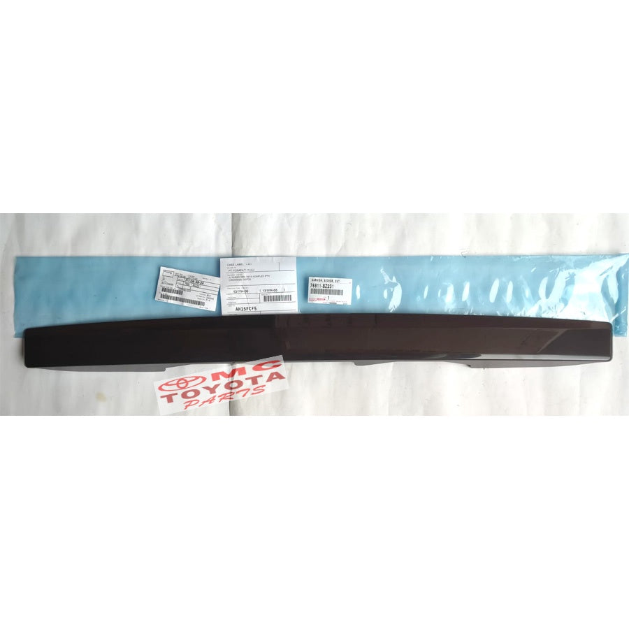 List Pintu Bagasi / Trunk Lid / Garnish Back Door Avanza Xenia All New 76811-BZ231