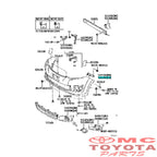 Support Bracket Breket Bumper Depan Kiri Toyota Fortuner 52116-0K080
