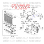 Selang Radiator Atas Camry 16571-0A050