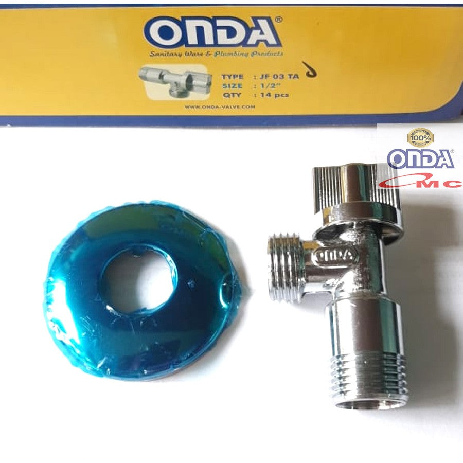 Stop Kran Keran Knie Air T Shower WC Kloset 1/2 Inch ONDA JF 03 TA