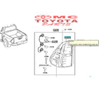 Lampu Stop Lamp Belakang Kanan Toyota Hilux New 81551-0K261