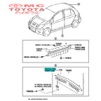 Tutup Cover Baut Spoiler Belakang Kiri Yaris 76894-0D901