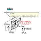 Garnish Segitiga Dalam Spion Depan Kiri Rush Terios 67492-BZ040