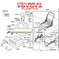 Handle / Stelan Jok Depan Kanan Avanza Xenia 72525-BZ010-E0