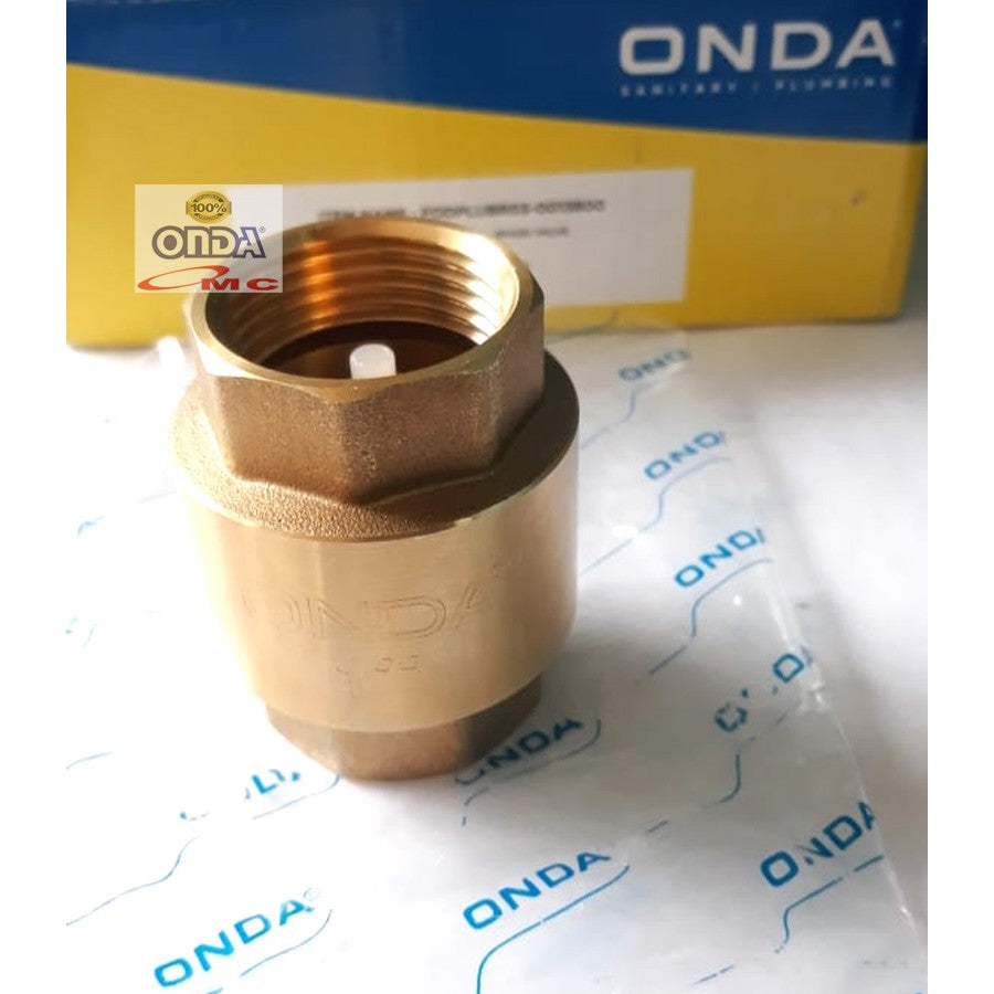 Tusen Tesen Foot Klep Brass Valve Kuningan 1 1/2  Inch ONDA