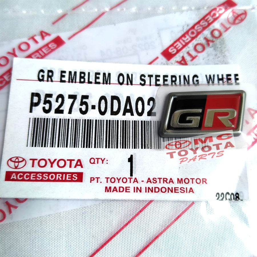 Emblem Logo GR / Gazoo Racing Sport Di Stir Steer Setir P5275-0DA02