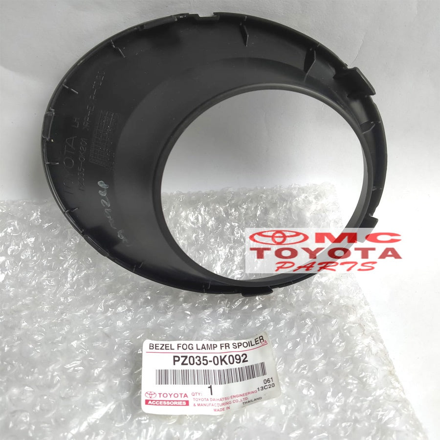 Cover Foglamp  Ring Bezel Fog lamp Fortuner TRD VNT 2012-2015 Depan Kanan Kiri PZ035-0K091 PZ035-0K092