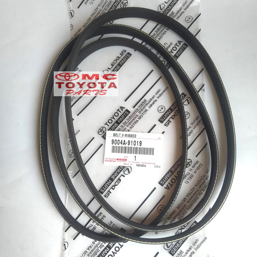 Tali Kipas Fan Van V Belt Avanza Xenia Old 1300CC 2003-2011 Original Toyota 4PK1890 9004A-91019