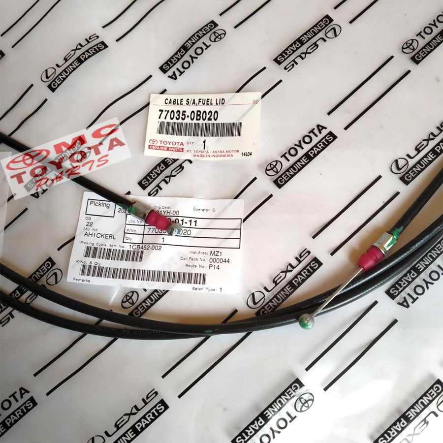 Kabel Tarikan Pembuka Tutup Tangki Bensin Kijang Kapsul 7K 77035-0B020