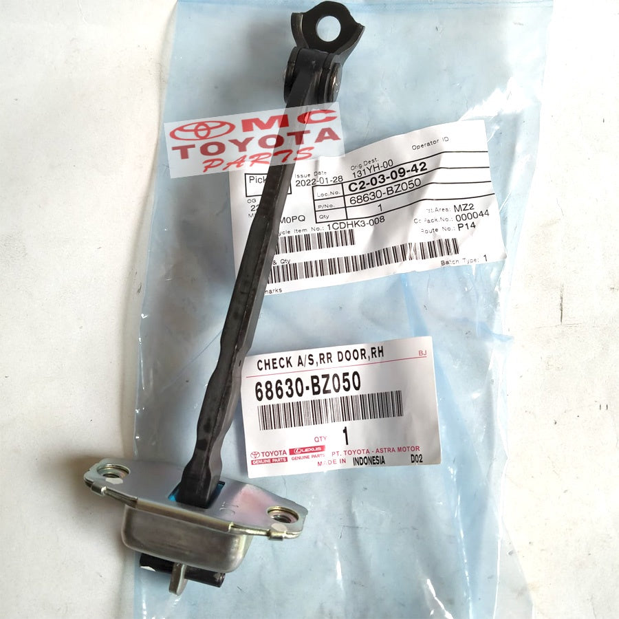 Stopper Check Door Pintu Belakang Tengah Kanan Rush Terios 68630-BZ050