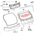 Tutup Cover Back Door Belakang Kanan New Yaris 67847-0D040