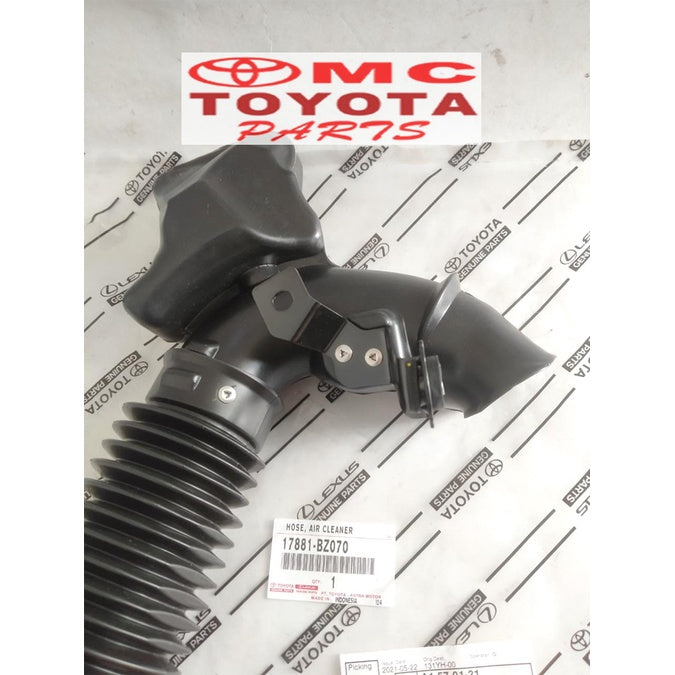 Selang Hawa Udara (Hose,Air Cleaner) Avanza Xenia | 17881-BZ070