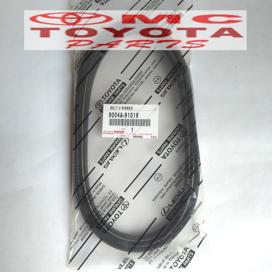 Tali Kipas Fan Van V Belt Avanza Xenia Old 1300CC 2003-2011 Original Toyota 4PK1890 9004A-91019