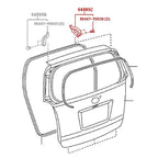 Channel Panel Pintu Belakang Kiri Kijang Innova 64886-0K030