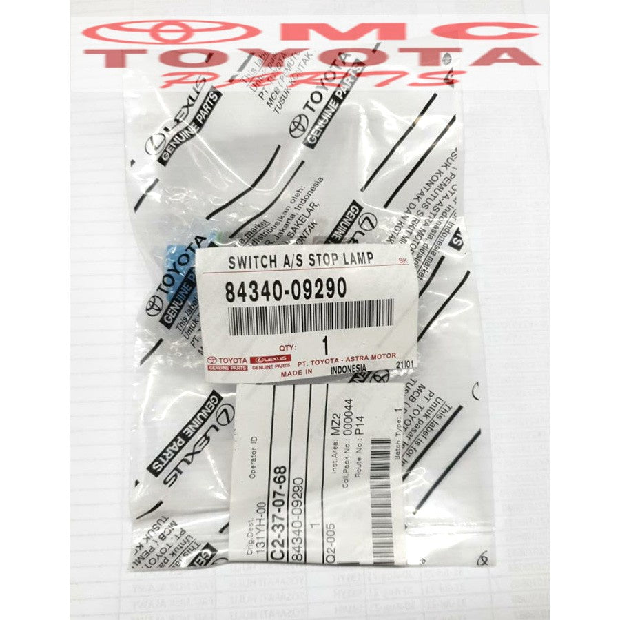 Switch Rem Stop Lamp Belakang Toyota Sienta Innova Fortuner 84340-09290