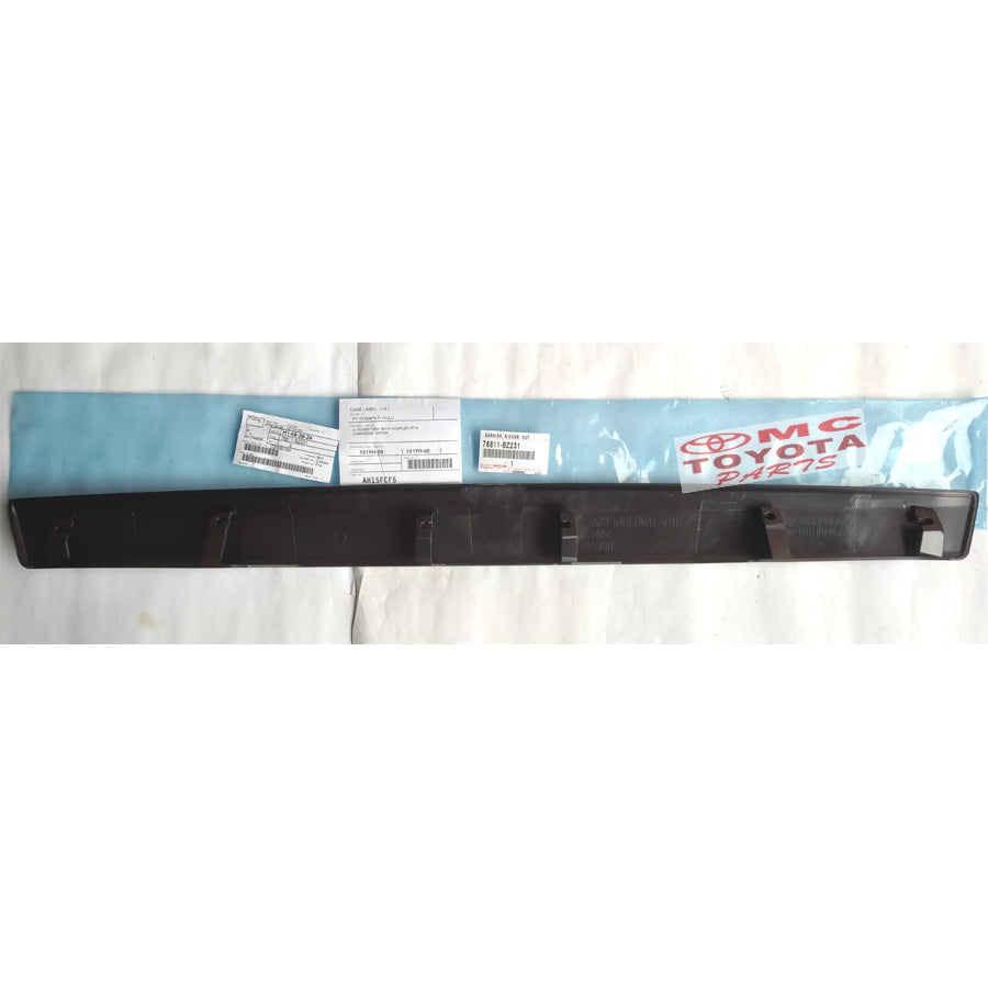 List Pintu Bagasi / Trunk Lid / Garnish Back Door Avanza Xenia All New 76811-BZ231