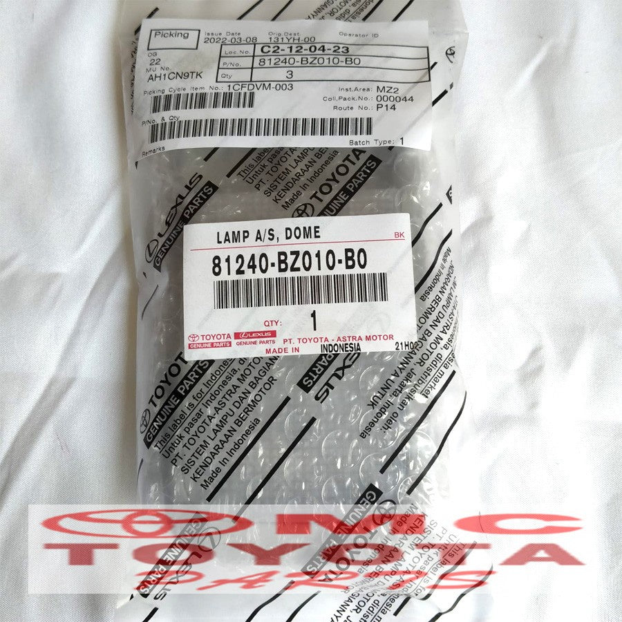 Lampu Flapon / Lampu Kabin Tengah Avanza Calya Rush 81240-BZ010-B0