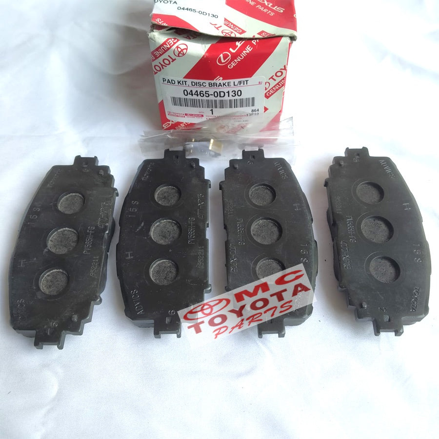 Kampas Rem Depan Brake Pad All New Yaris All New Vios Original 04465-0D130