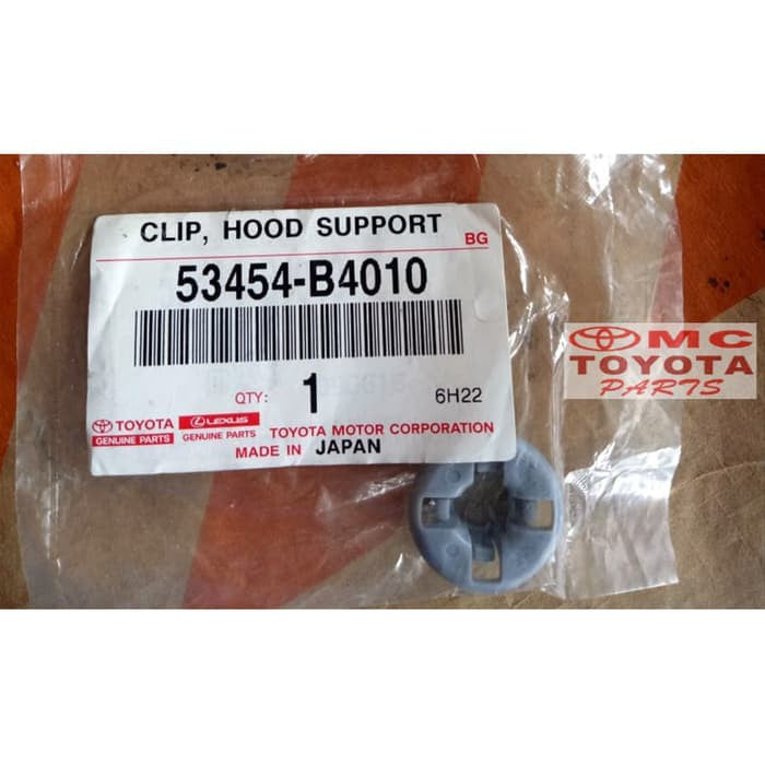 Grommet Kancing Dudukan Tiang kap Mesin Rush Terios 53454-B4010